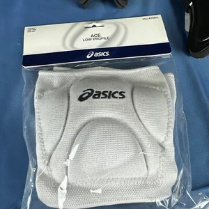 Neu mit Etikett Asics Gel-Conform 2.0 Volleyball Knieschützer, weiß Einheitsgröße - Bild 1 von 2