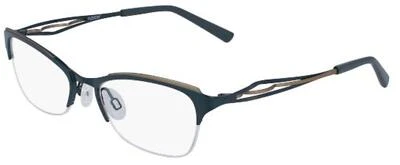 NEW FLEXON W3001 430 Pacific Blue Titanium Eyeglasses 53/18/140 - Image 1 of 2