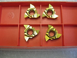 Paquete de 4) Insertos de roscado de carburo Sandvik 266RL-22VM01F001E grado 1020 - Imagen 1 de 3