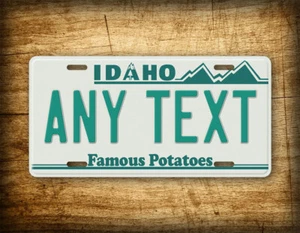 Custom Vintage 1985-1997 Idaho License Plate ANY TEXT Personalized ID - Picture 1 of 8