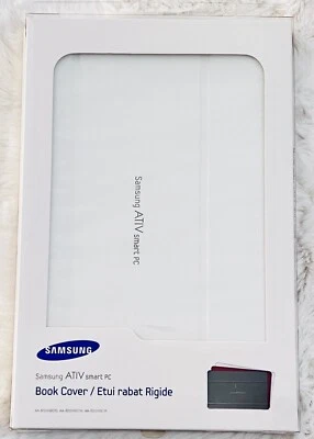 Samsung Book Cover AA-BS5NBCW 11.6" ATIV Smart PC Synthetic Leather Case White - Image 1 of 2