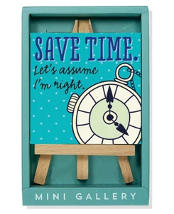 Save Time Mini Gallery (artwork with mini easel) - Picture 1 of 2