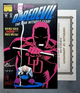 DAREDEVIL 300 (VF 8.0) AUTOGRAPHED BY LEE WEEKS & AL WILLIAMSON includes COA * - Picture 1 of 8