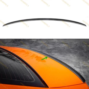 Real Carbon Fiber Rear Trunk Spoiler Lip Wing For BMW 5 Series G60 M Sport 2024+ - Picture 1 of 6