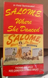 Salome Where She Danced VHS Yvonne DeCarlo - Foto 1 di 1