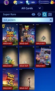 Disney Collect Topps - Toy Story 4 - Kinoplakate Set mit Auszeichnung Super Rare - Bild 1 von 1