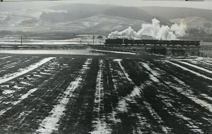 Hans Saebens Worpswede Fotografie Fotoprint 1975 Winter in Niederaula - Picture 1 of 6