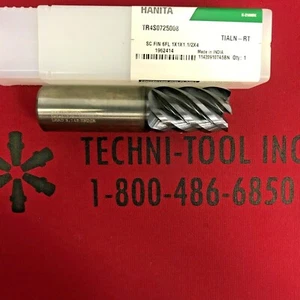 TR4S0725008 1 x 1 1/2 x 4 6FL Helix 45° TiAlN SE SC Schaftfräser 1962414 - Bild 1 von 1