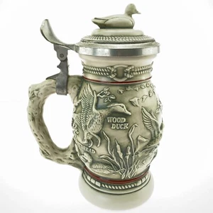 Avon 1988 Ducks of the American Wilderness Beer Stein Vintage Collectible Rare - Picture 1 of 9