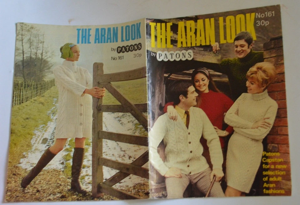 Knitting booklet Aran dress ,knickerbocker suit ,coat jumpers vintage - Image 1 of 1