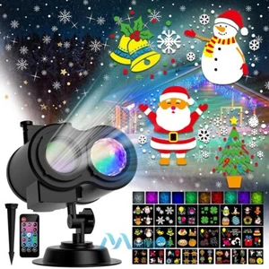 Christmas LED Projector Light Moving Outdoor Landscape Stage Xmas Lamp 26 Effect - Picture 1 of 48
