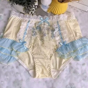 Calzoncillos japoneses para mujeres niñas con moño volantes princesa bragas calzoncillos de gran tamaño - Imagen 1 de 2
