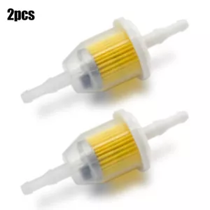 Lawn Mower Inline Fuel Filter Replacement 6mm Diameter 14 Length Set of 2 - Picture 1 of 6