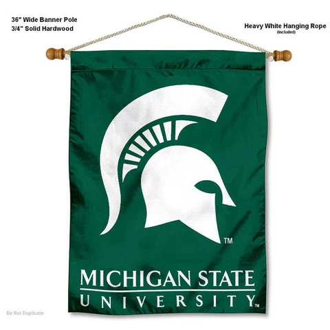 MSU Spartans Wall Hanging Banner Cover