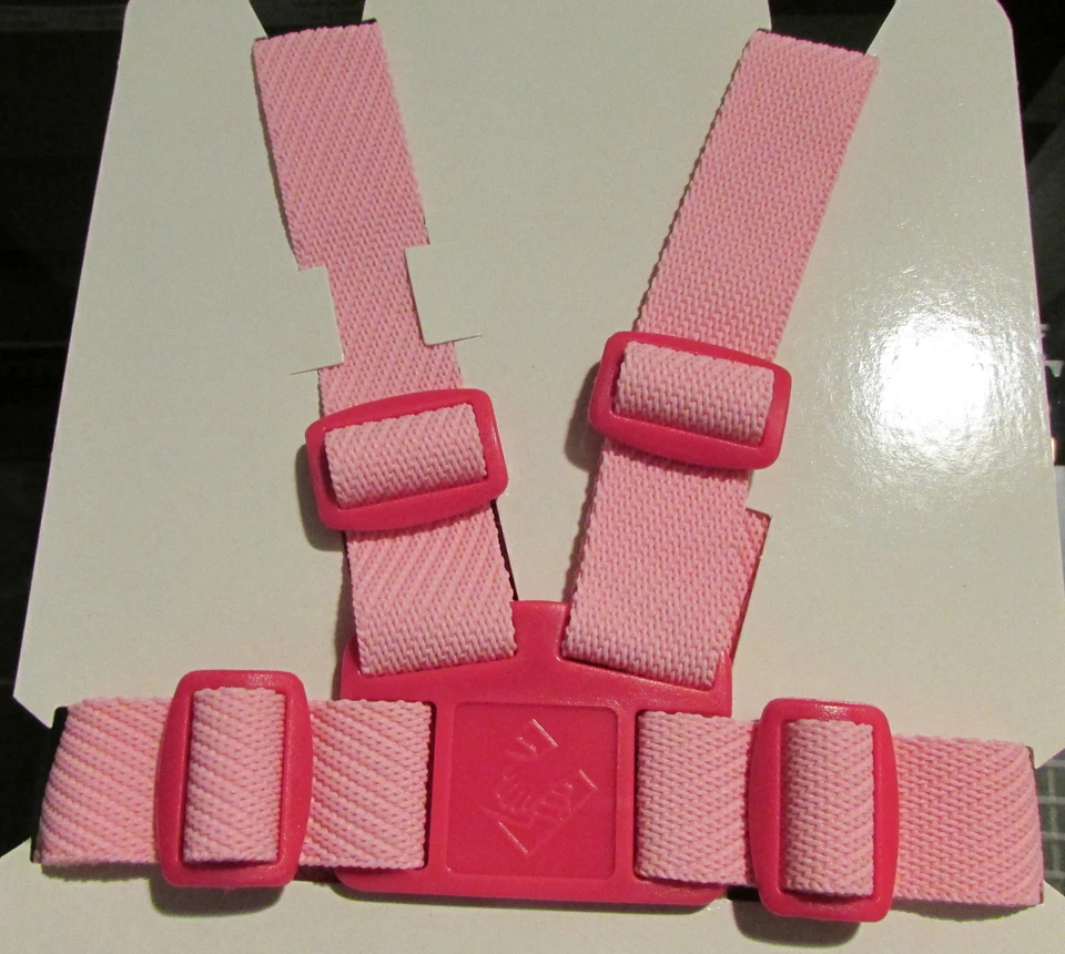 HARNESS REINS for BABY in SILVER CROSS WILSON COACH BUILT PRAMS - PINK - Image 1 of 1