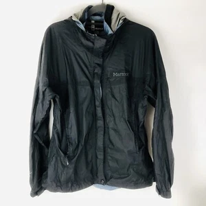 Marmot Jacke Damen klein schwarz Regen Windbreaker Outdoor leicht Shell Reißverschluss - Bild 1 von 11