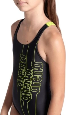Arena Girl's Swim Pro Back Graphic Swimsuit Swimming Costume BNWT - Image 1 of 4