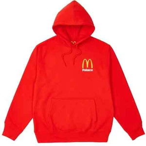 McDonald's x PALACE Pullover Hoodie - Red - Extra Large (XL) -NEW WITHOUT TAGS - Picture 1 of 4