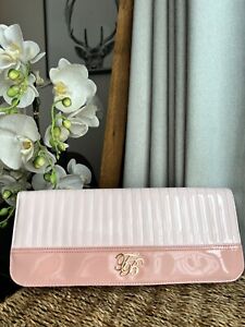 Ted Baker Patent faux Leather Clutch Evening Bag XL Purse