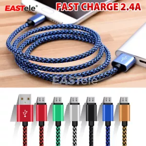 Micro USB Cable 3M 2M Fast Charging Charger Long Cord For Android Samsung Galaxy - Picture 1 of 9