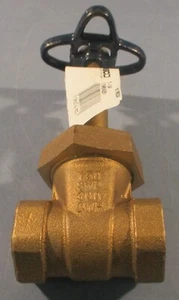 Nibco T-134 Gate Valve NL1M00A 1" Threaded 150lb SWP 300lb CWP - Picture 1 of 10