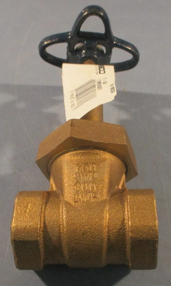Nibco T-134 Gate Valve NL1M00A 1" Threaded 150lb SWP 300lb CWP - Image 1 of 4