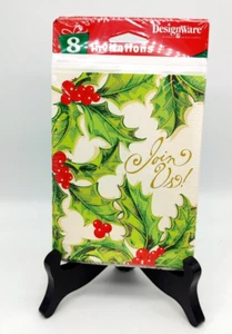 Christmas Party Invitations 8 Cards Holiday Holly Berries American Greetings - Picture 1 of 4