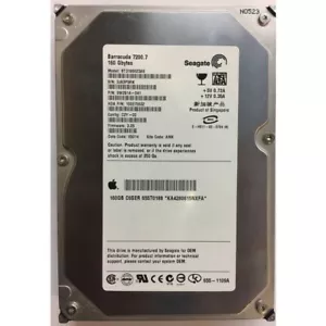 655T0188 - Apple 160GB 7200 RPM SATA 3.5" HDD - Picture 1 of 1