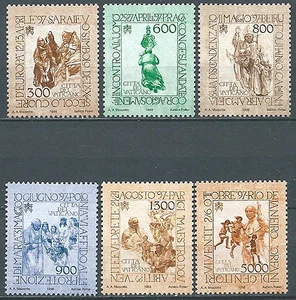 1998 VATICANO I VIAGGI DEL PAPA GIOVANNI PAOLO II MNH ** - ED - Picture 1 of 1