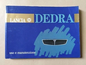 LANCIA DEDRA LIBRETTO USO MANUTENZIONE ORIGINALE EDIZ. 11/1989 (396) - Foto 1 di 7