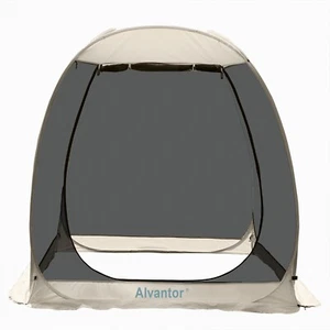Alvantor 6x6 Pop Up Canopy Tent Camping Gazebo Screen House Tent Mesh Netting - Picture 1 of 5