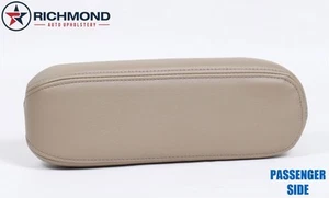 2000-2001 Ford Excursion XLT -PASSENGER Side Seat LEATHER Armrest Cover Tan - Picture 1 of 12