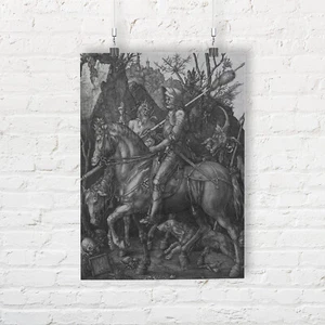 Albrecht Durer: Knight, Death and the Devil. Fine Art Print/Poster - Picture 1 of 1