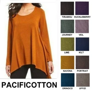 CAMISA CAMISETA DE ALGODÓN PACIFICOTTON Bryn Walker Pacific CHARLES Top XS S M L COLORES - Imagen 1 de 13