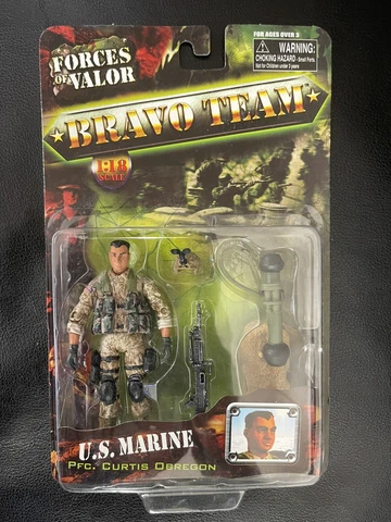 Forces Of Valor Bravo Team U.S. MARINE Pfc. Curtis Obregon 1:18 Action Figure Cover