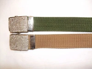 NEW Canvas Belt with Diamanti Buckle - Picture 1 of 3