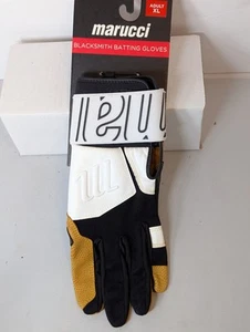 1-NWT-2024-Marucci Blacksmith Men's Baseball Batting Glove XL Tan/White/Black LH - Picture 1 of 6