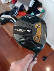 Callaway Rogue ST Max D 22* 7-wood w/ ProLaunch Blue 60g SUPERCHARGED Stiff-EUC - Picture 1 of 15