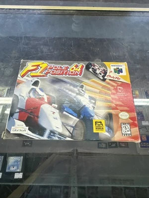 F1 Pole Position 64 Nintendo 64 N64 Complete In Box CIB Great Shape PU - Image 1 of 4