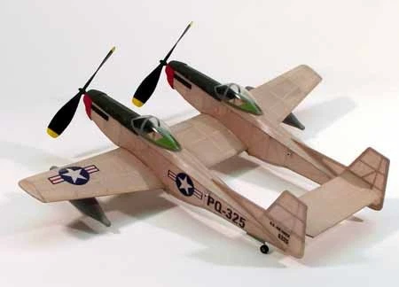 Dumas F-82 Twin Mustang Rubber Power DUM206