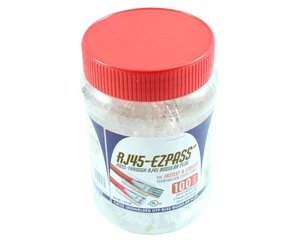 EZ-RJ45 Modular Plugs for CAT5E Wire  Pack of 100 - Picture 1 of 2