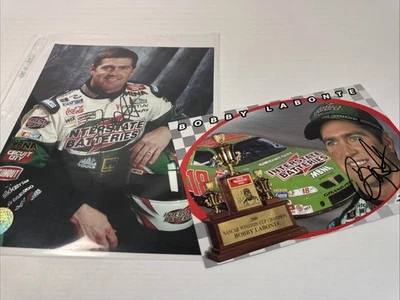 Autographs Bobby Labonte 18 Interstate Batteries NASCAR Cup Champion - Image 1 of 4