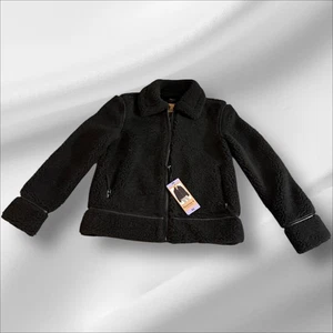 BEARPAW Damen Moto Lammfelljacke schwarz / Größe S - Bild 1 von 8