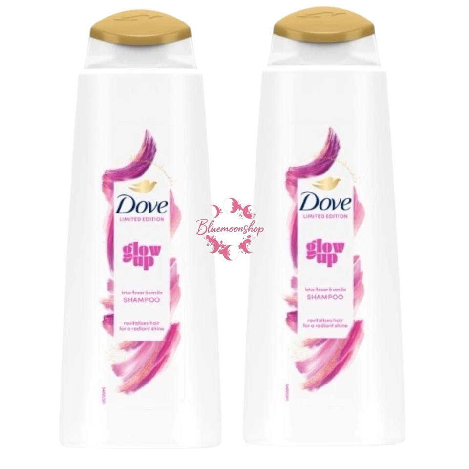 2 x Dove Lotus Flower & Vanilla Shampoo 400ml / Radiant Shine - Image 1 of 1