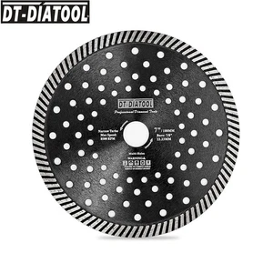 DT-DIATOOL 7" Diamond Turbo Hoja de Sierra Granito Mármol Hormigón Rueda de Corte Disco - Imagen 1 de 8