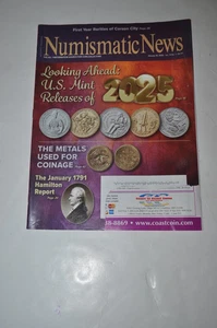 NUMISMATIC NEWS JANUARY 14, 2025 MAGAZINE - Picture 1 of 4