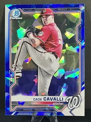 Cade Cavalli - 2021 Bowman Chrome Sapphire Prospect BCP-99 - FREE SHIPPING - Image 1 of 2