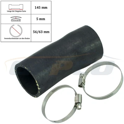 Rohr Turbo Schlauch Ladeluftschlauch für INTERCOOLER VOLVO V70 S70 2.5 TDI 56/63 - Bild 1 von 2