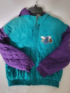 Chaqueta Bomber Charlotte Hornets Seda Con Capucha JH Seda M Multicolor De Colección NBA - Imagen 1 de 11