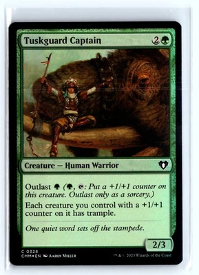 (3x) FOIL Tuskguard Captain Commander Masters – MTG Magic the Gathering Card - Image 1 of 4